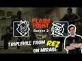 Триплкилл от REZ на Мираже, G2 vs NIP, Flashpoint 3