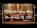 St. Joseph the Worker Weekday Mass (November 20, 2020)