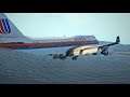 United Airlines 747-400 lands at San Francisco - X-Plane 11