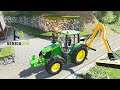 UTH19 - Vineyard road side Grass mowing  - John Deere 6M [Dolenjska]