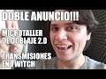 Anuncio Doble! - Microtaller de Doblaje 2.0 - Transmisiones en Twtich - Tito-san