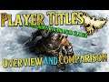 Ashes of Creation: Player Titles Overview and Comparison
