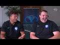 BYU Football Media Day 2021 - Web Chats: Jaren Hall and Clark Barrington