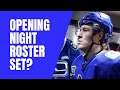 Canucks news: opening night roster seems set already...or very close to it