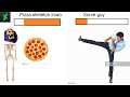 deviant art tekken with pizza skeleton man and infinite kick stunlock