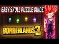 EASY SKULL PUZZLE GUIDE! Bloody Harvest Skull Puzzle Guide Borderlands 3. Borderlands 3 Skull Puzzle