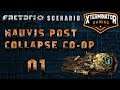 Factorio Nauvis Post Collapse Scenario EP1 - Abandoned Cities & Resource Hunt : Multiplayer Gameplay