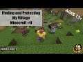 Finding and Protecting My Village - Minecraft #8