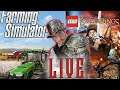 LIVE | Poznajemy, walczymy, ogrywamy # Farming Symulator 19 / LEGO The Lord of the Rings | HD PL