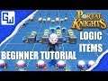 LOGIC ITEMS BEGINNER TUTORIAL - ELVES ROGUES, RIFTS! - Portal Knights 1.6.1
