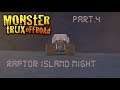 Monster Trux Offroad Wii #4 | Raptor Island Night RACE!