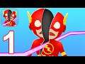 Slice Fight Hero - Gameplay Part 1 All Levels 1-9 (Android, iOS)