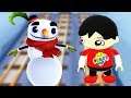Tag with Ryan vs Subway Surfers Winter Holiday 2019