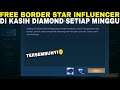 TERSEMBUNYI🤫 KLAIM BORDER STAR INFLUENCER + DIAMOND GRATIS EVENT TERBARU MOBILE LEGENDS 2021