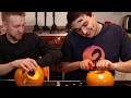 Two Idiots Carve Pumpkins (Halloween Special)