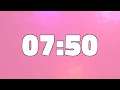 7 MINUTES AND 50 SECONDS TIMER COUNTDOWN [470 seconds - 7:50]