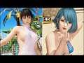 DOA 6 Kasumi Black Hair Virgin Killer mod vs Tamaki 4K 데드 오어 얼라이브 6 카스미