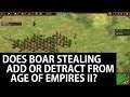 Does Boar Stealing Add or Detract From Age of Empires II?