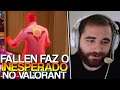 FALLEN FAZ O INESPERADO NO VALORANT COM PING ALTO! CHEATER DETECTADO! - VALORANT CLIPS