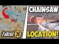 Fallout 76 - Chainsaw Location (Easy Beginner Location!)