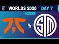 Fnatic vs TSM - Worlds 2020 Group Stage - FNC vs TSM