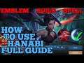 How to use Hanabi guide & best build mobile legends ml 2023