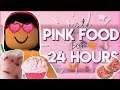 I only ate PINK Food for 24 HOURS Challenge!!!! (VERY FUNNY) || ROBLOX BLOXBURG