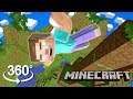 Minecraft! - 360° SKYDIVING! - (The First 3D VR Game Experience!)