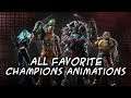 Quake Champions - All "Favorite Champion" Animations.