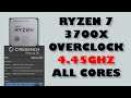 RYZEN 7 3700X Overclock 4.45GHz with Pure Rock 2 CPU Cooler (5400 pts Cinebench R20)