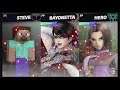 Super Smash Bros Ultimate Amiibo Fights – Steve & Co #91 Steve vs Bayonetta vs Luminary