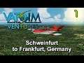VATSIM Ventures 01 || Schweinfurt (EDFS) to Frankfurt, Germany (EDDF) || P3D || Online World Tour!