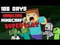 100 DAYS survival IN MINECRAFT (SUPERFLAT WORLD) HARDCORE  || DAY-96|| WITHER FIGHT TODAY?