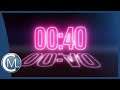 40 seconds countdown (NEON Glow Edition) & voice over ⏰