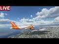 Belly Crash Landing in Athens • Easyjet A320
