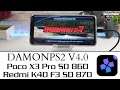 DamonPS2 v4.0 Burnout 3 Poco X3 Pro vs Poco F3 Redmi K40 Snapdragon 860 vs 870 Fixed bug glitches