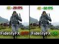 Death Stranding | FidelityFX Off vs On | 4K Graphics and Framerate Comparison