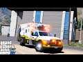 GTA 5 Paramedic Mod Grapeseed Fire Department Ram Ambulance Responds To Emergency Calls For Service