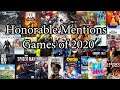 Honorable Mentions Games of 2020