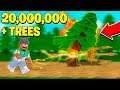 I CHOPPED 20,000,000 TREES with the #1 TRIDENT SPEAR.. (Roblox)