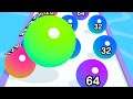 MAX LEVEL Ball Run 2048 🏀 - All Levels Gameplay Android, iOS