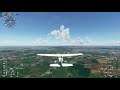 Microsoft FS 2020 Around Atomium Brussesls Belgium with Cessna 172