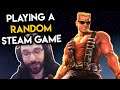 Playing a RANDOMLY SELECTED Steam Game! - ProtoGalaxy & Duke Nukem 3D