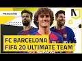 Así podría ser el F.C Barcelona en FIFA 20 Ultimate Team