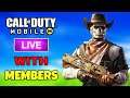 Call of Duty Mobile Live Gameplay with Members | COD Mobile Live Stream in Hindi