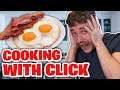 CLICK MAKES THE BEST BACON AND EGGS