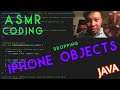 Coding ASMR | IPhone Objects and dropping them with keyboard sounds