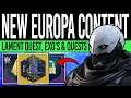 Destiny 2 | LAMENT EXOTIC QUEST! New Europa CONTENT! Quests, Exo Challenges, Weekly Eclipsed Zone