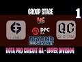 EG vs Quincy Crew Game 1 | Bo3 | Group Stage BTS DPC NA Upper Division 2021 | DOTA 2 LIVE