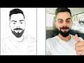 Fan made Sketch Tutorial 2018 | Fan made sketch effect using infinite design | Virat Kohli | TKI